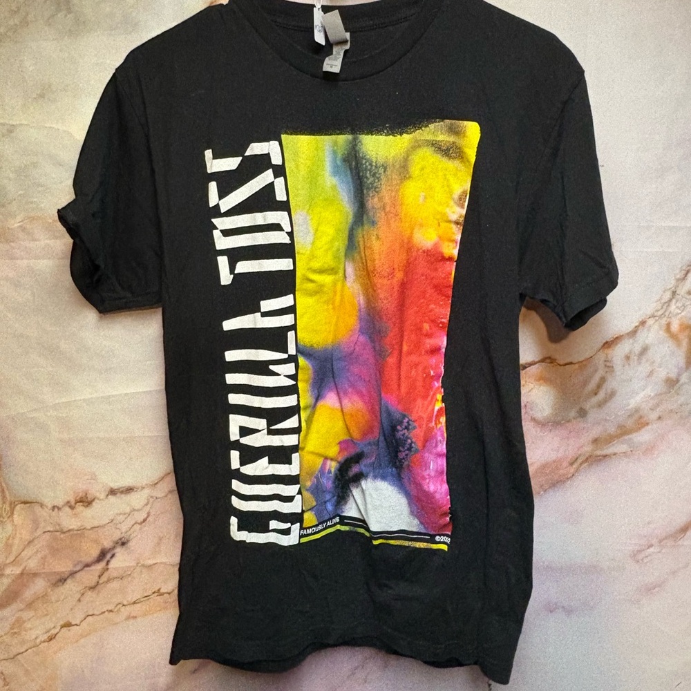 Guerilla Toss Next Level Apparel Black and Red Short Sleeve‎ Band Tee